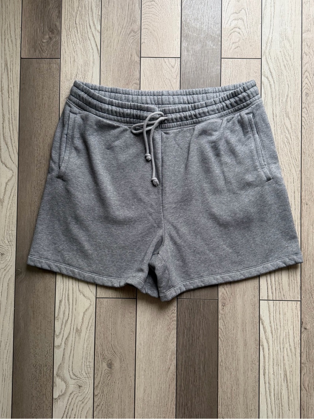 Skims men’s Casual Drawstring Fleece Shorts - Gray XL